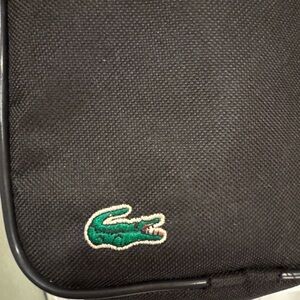 Lacoste black crossbody bag (used)